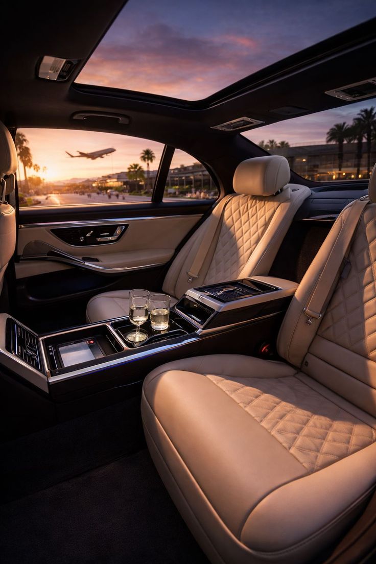 Luxury car interior